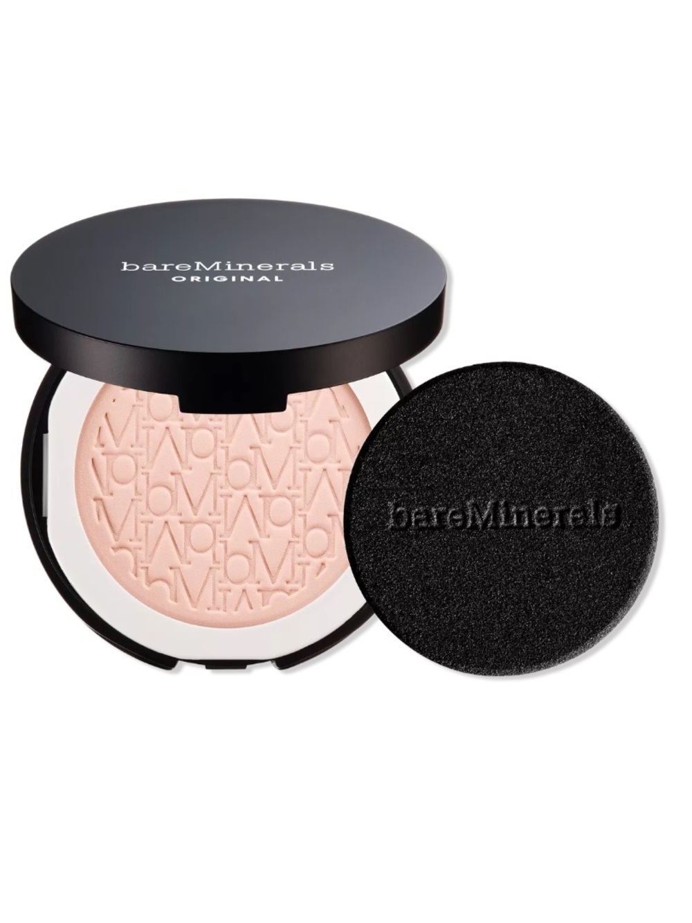 NWT bareMinerals Pressed Setting Powder with Velvet Sponge - Soft Pink